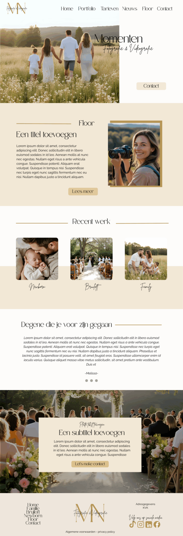 Maak gemakkelijk en snel je eigen website